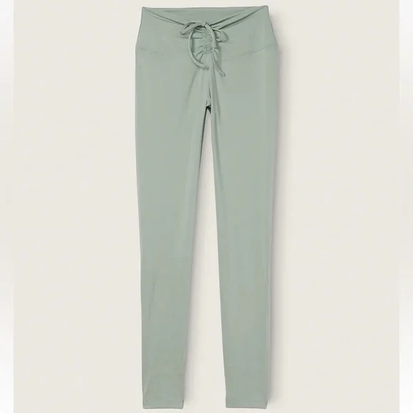 PINK high waist full length ruched V leggings BNWT - Picture 2 of 10